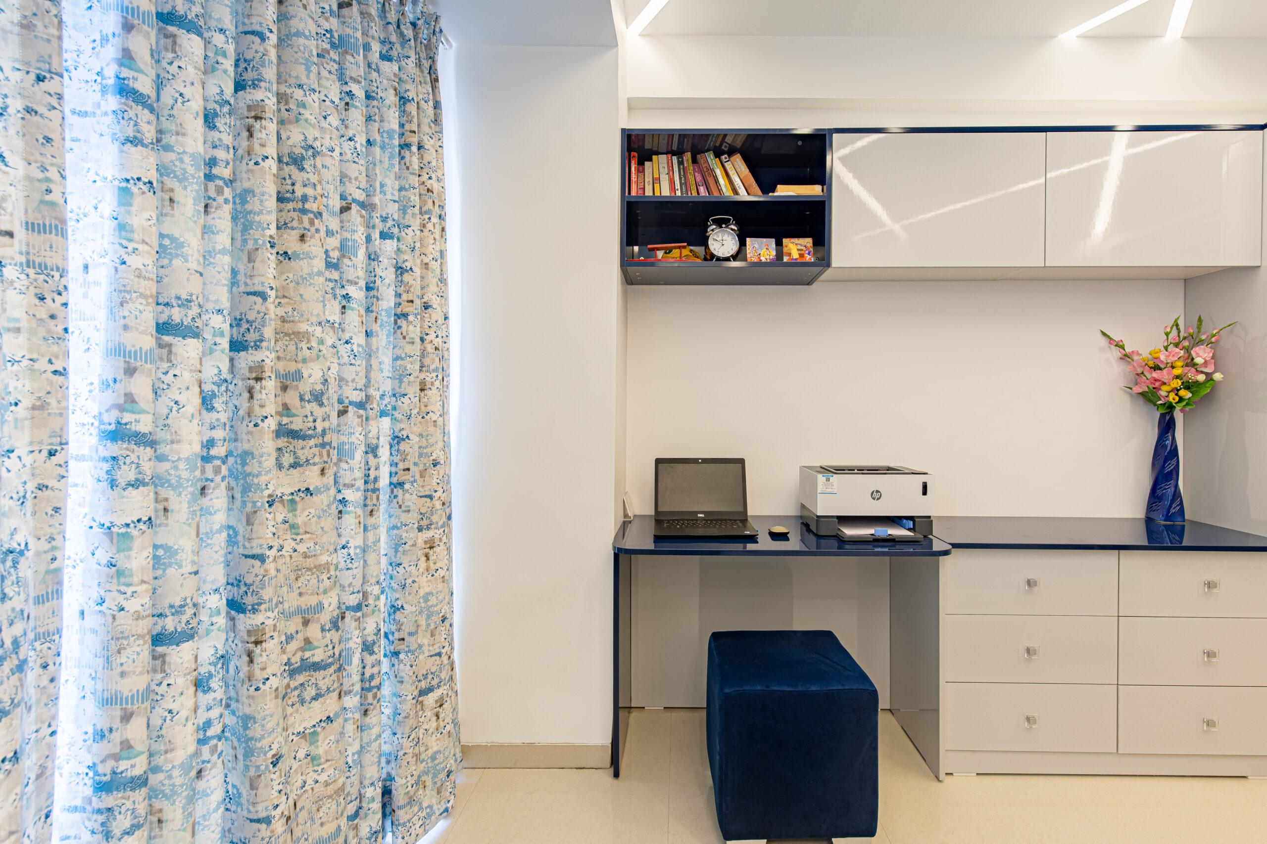 stylish living area interior